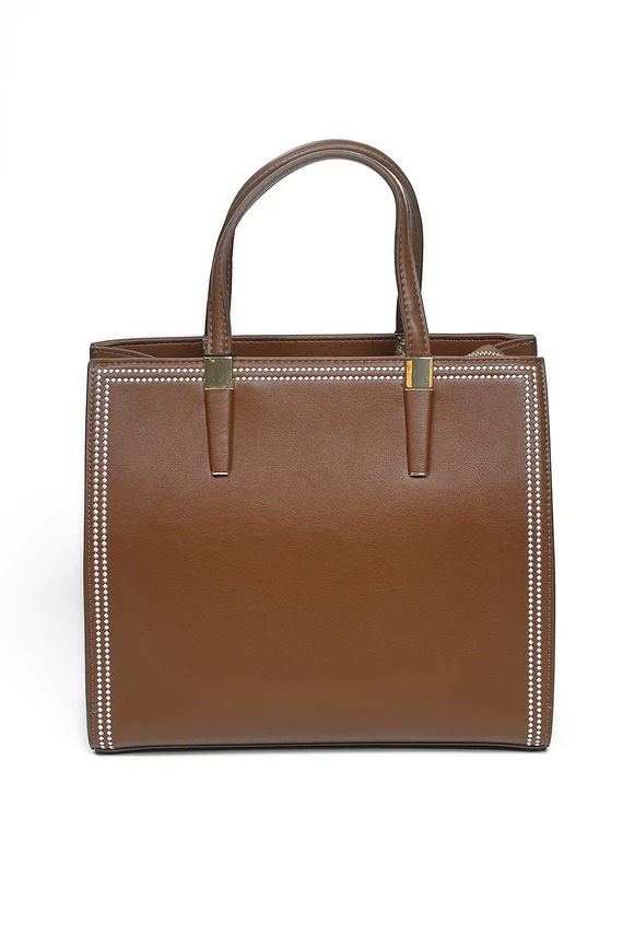 Brown Hand Bag-430382113-W22